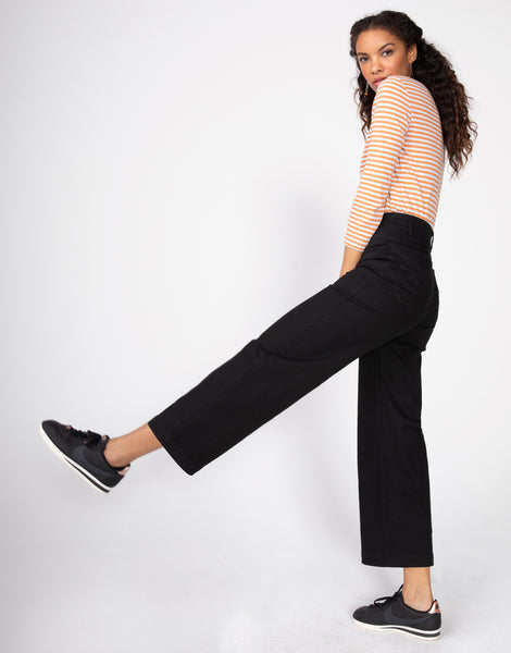 GEMMA Super High Waist Mod Sailor in Jett