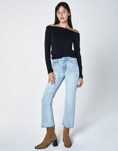 MARLOW Mid-Rise Cropped Demi Flare in Bend