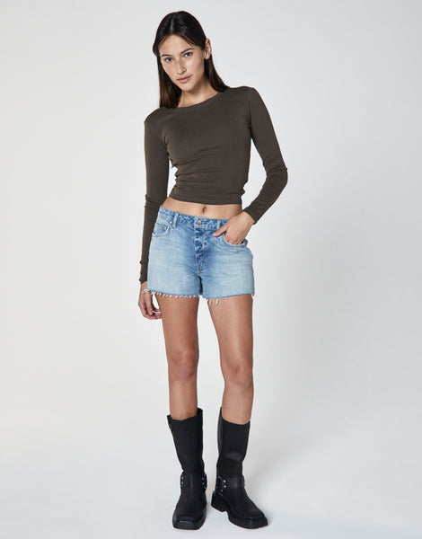 LAINE Boyfriend Short in Billow