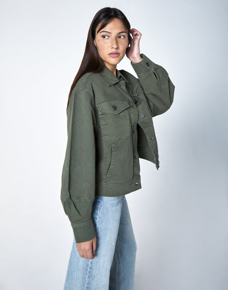 ANITA Balloon Sleeve Jacket in Fir