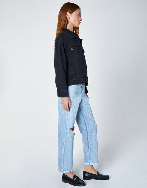 MOLLY Oversized Pleated Jacket in Trip