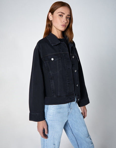 MOLLY Oversized Pleated Jacket in Trip