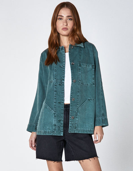 MARI Chore Jacket in Seawater