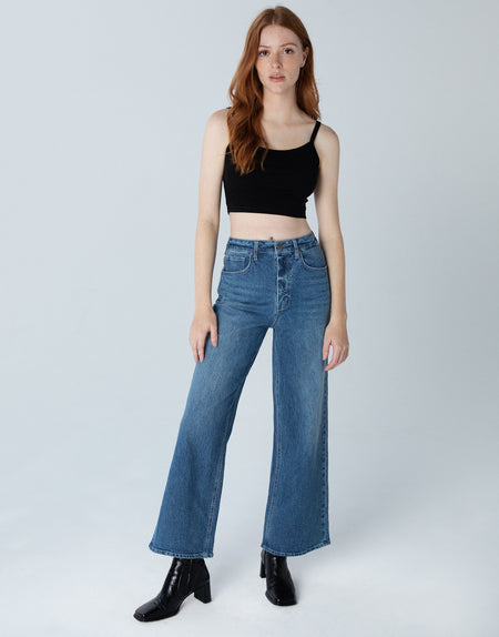 ESTE High Rise Wide Leg Bell in Everlong