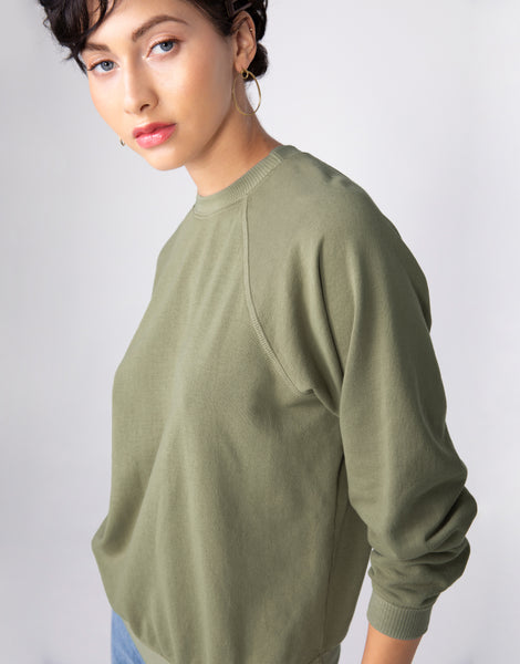 CORNELL Easy Sweatshirt in Sage