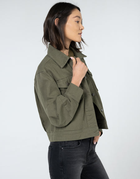 ANITA Balloon Sleeve Jacket in Fir