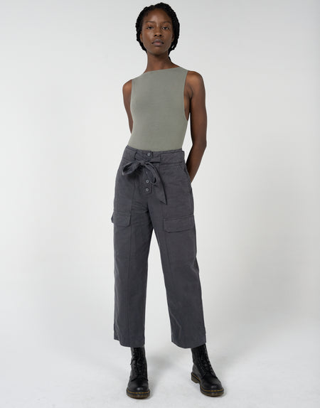 MIA Belted Utility Pant in Blue Note