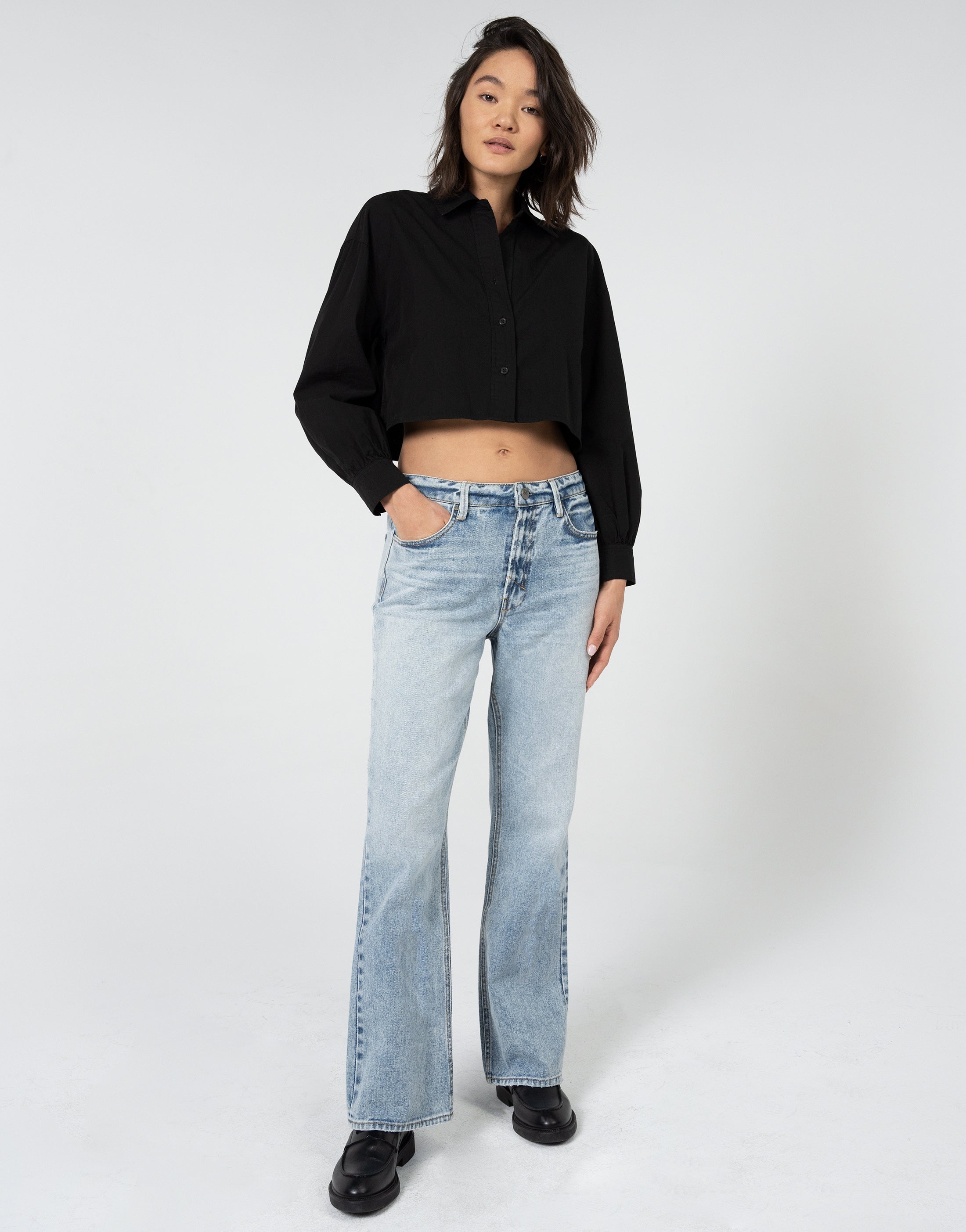 BELLAMY Relaxed Slouchy Flare in Imprint
