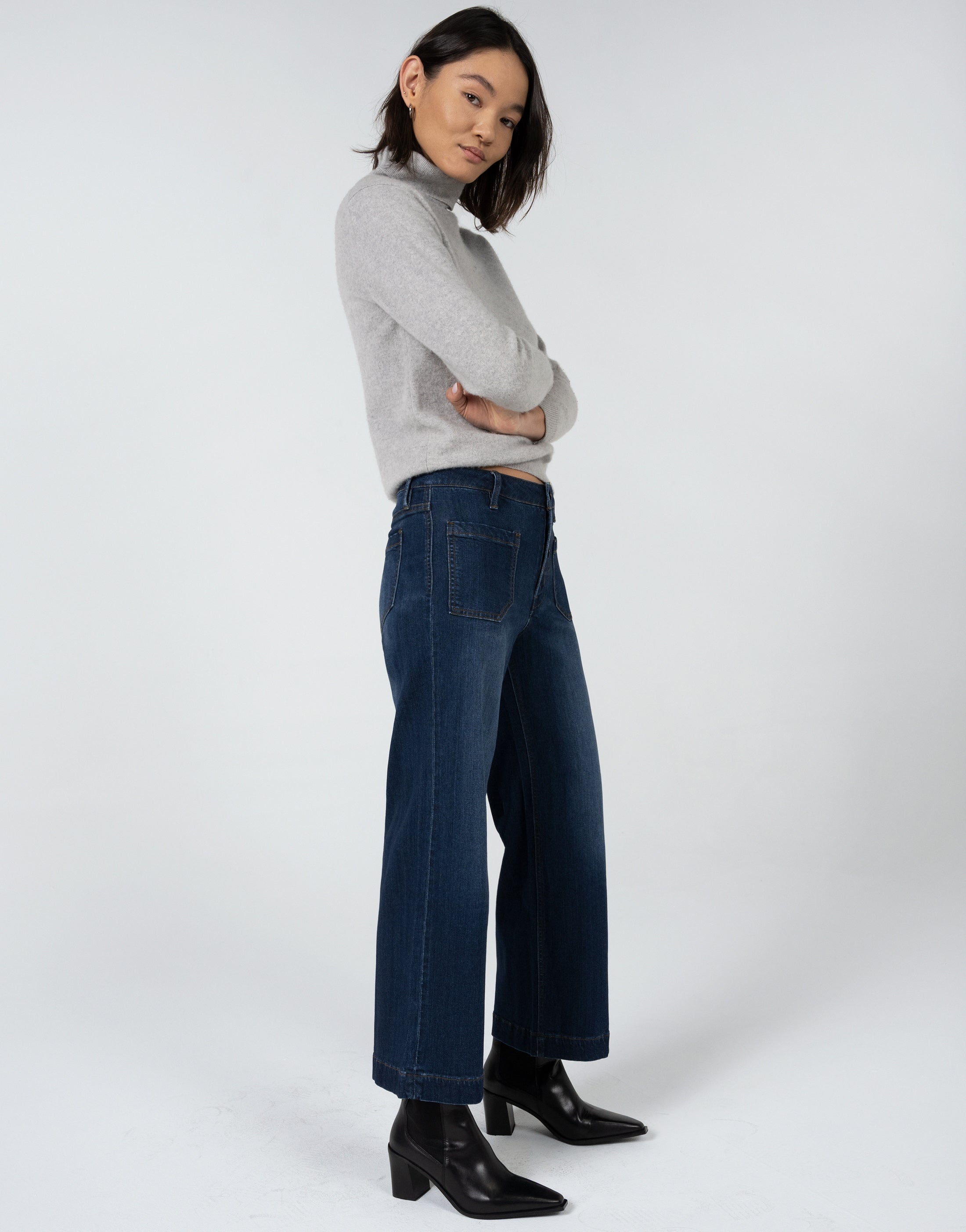 GRETA High Rise Culotte in Backward