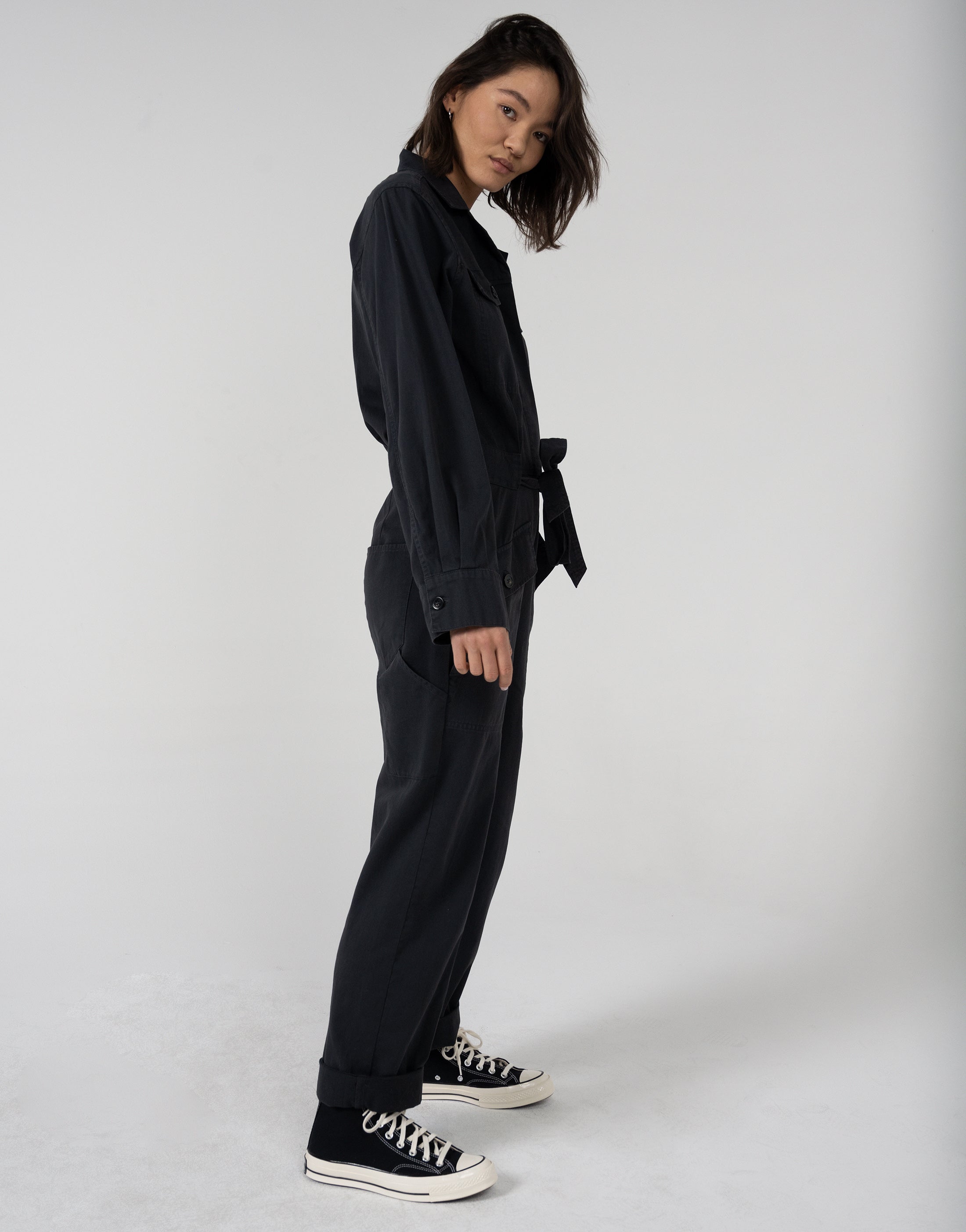 NADIA Loose Fit Coverall in Blue Note – Unpublished Collection